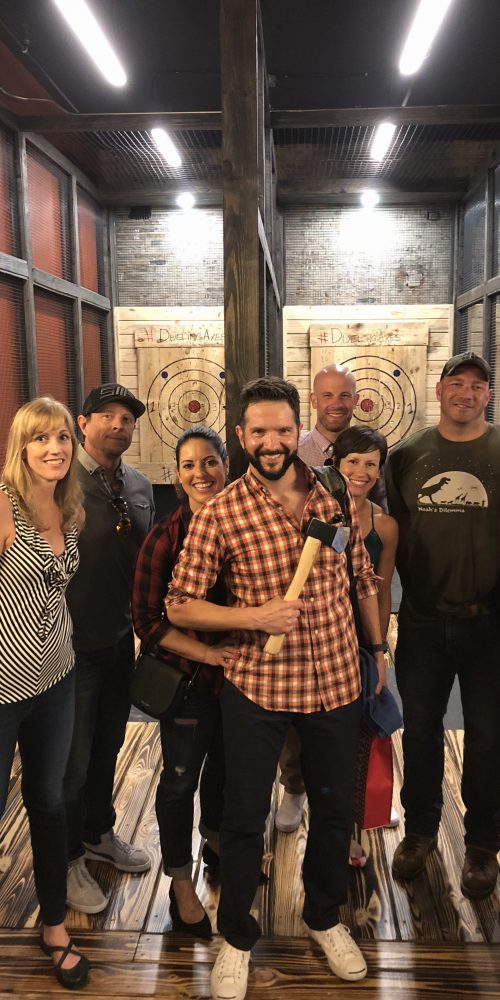 Columbus axe throwing group