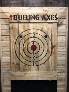 axe throwing target points