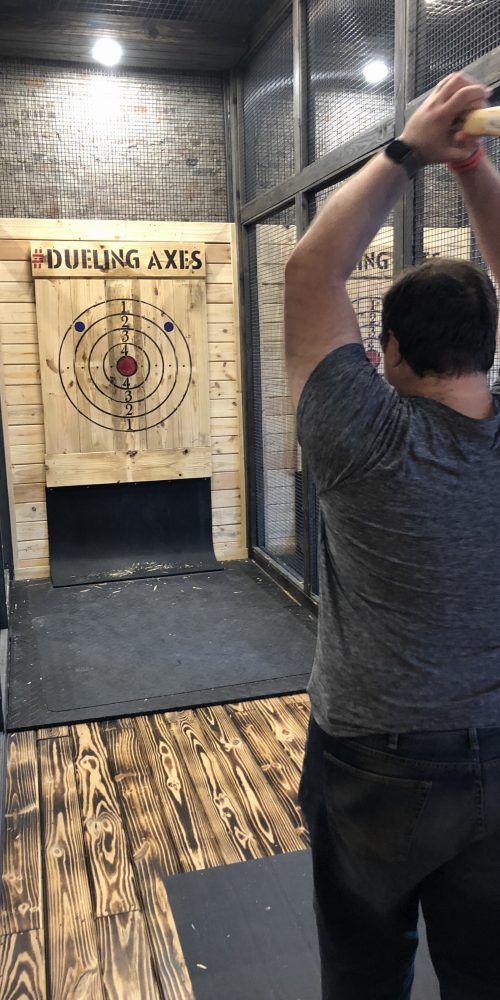 Small Biz Cares Ax Throwing