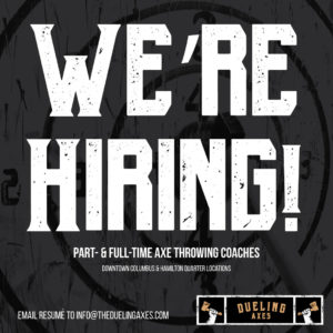 hiring axe throwing coach