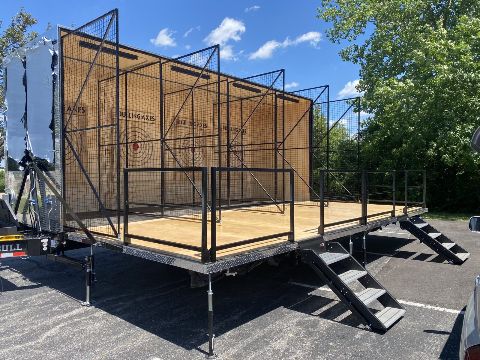 mobile axe throwing for private events