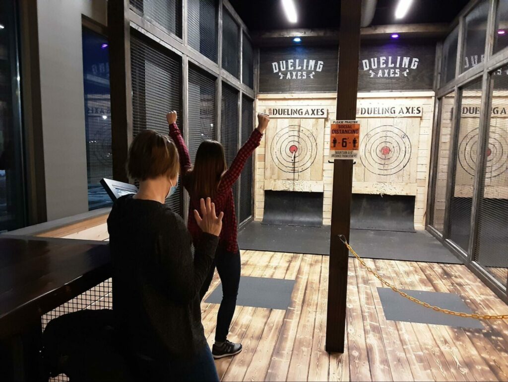 fun things to do in columbus | dueling axes