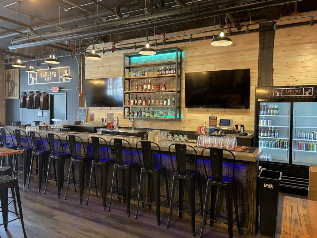 Dueling Axes Downtown Bar
